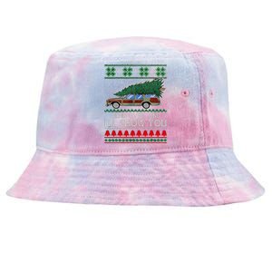 Bend Over and I'll Show You Christmas Couple Matching Family Tie-Dyed Bucket Hat