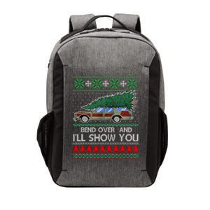 Bend Over and I'll Show You Christmas Couple Matching Family Vector Backpack