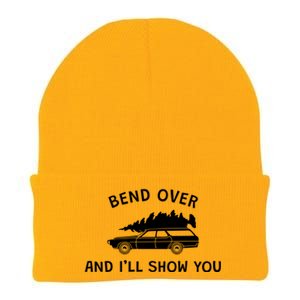 Bend Over And ILl Show You Christmas Couple Matching Family Knit Cap Winter Beanie