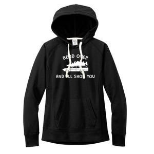 Bend Over And ILl Show You Christmas Couple Matching Family Women's Fleece Hoodie