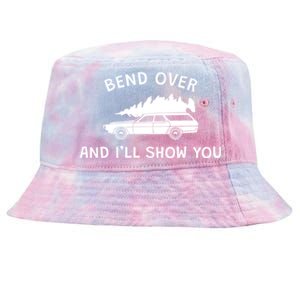 Bend Over And ILl Show You Christmas Couple Matching Family Tie-Dyed Bucket Hat