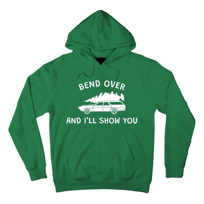 Bend Over And ILl Show You Christmas Couple Matching Family Hoodie