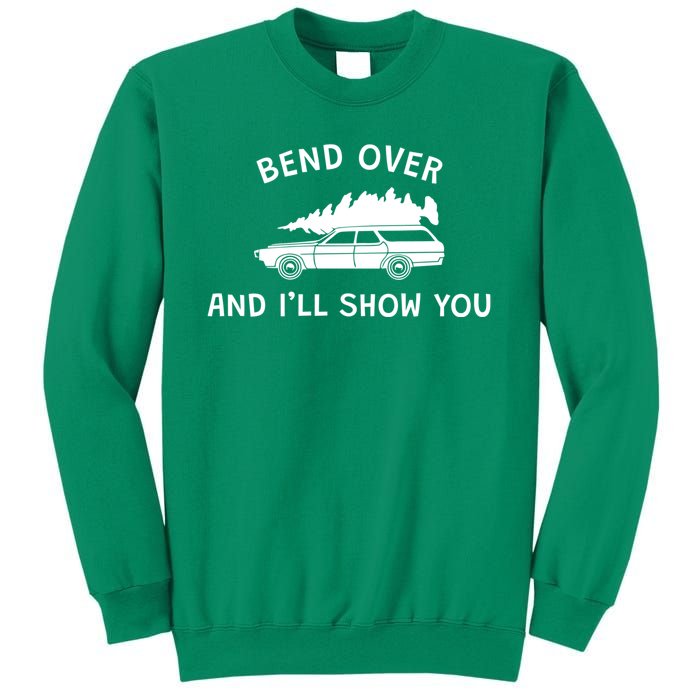 Bend Over And ILl Show You Christmas Couple Matching Family Sweatshirt