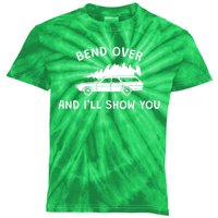 Bend Over And ILl Show You Christmas Couple Matching Family Kids Tie-Dye T-Shirt