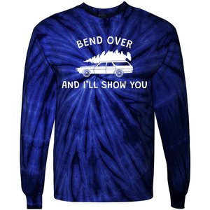 Bend Over And ILl Show You Christmas Couple Matching Family Tie-Dye Long Sleeve Shirt