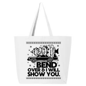 Bend Over And ILl Show You Christmas Couple Matching Family 25L Jumbo Tote