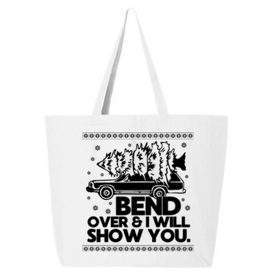 Bend Over And ILl Show You Christmas Couple Matching Family 25L Jumbo Tote