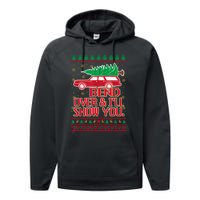 Bend Over And ILl Show You Christmas Couple Matching Family Performance Fleece Hoodie