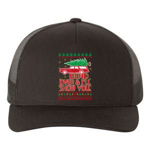 Bend Over And ILl Show You Christmas Couple Matching Family Yupoong Adult 5-Panel Trucker Hat