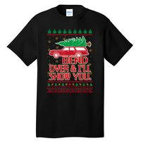 Bend Over And ILl Show You Christmas Couple Matching Family Tall T-Shirt