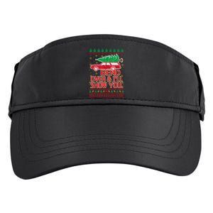 Bend Over And ILl Show You Christmas Couple Matching Family Adult Drive Performance Visor