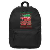 Bend Over And ILl Show You Christmas Couple Matching Family 16 in Basic Backpack