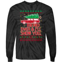 Bend Over And ILl Show You Christmas Couple Matching Family Tie-Dye Long Sleeve Shirt