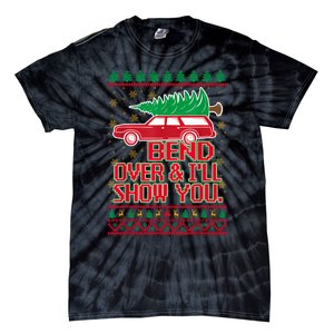 Bend Over And ILl Show You Christmas Couple Matching Family Tie-Dye T-Shirt