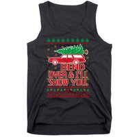 Bend Over And ILl Show You Christmas Couple Matching Family Tank Top