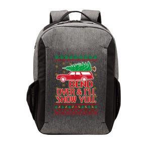 Bend Over And ILl Show You Christmas Couple Matching Family Vector Backpack