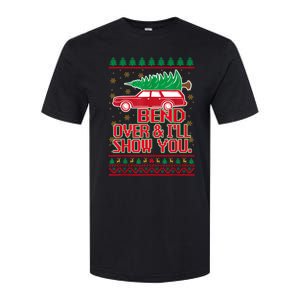 Bend Over And ILl Show You Christmas Couple Matching Family Softstyle CVC T-Shirt