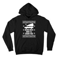 Bend Over And ILl Show You Christmas Couple Matching Family Hoodie