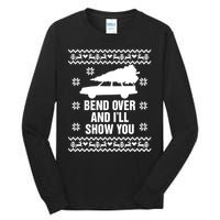 Bend Over And ILl Show You Christmas Couple Matching Family Tall Long Sleeve T-Shirt