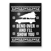 Bend Over And ILl Show You Christmas Couple Matching Family Poster