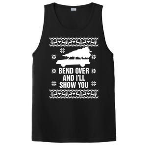 Bend Over And ILl Show You Christmas Couple Matching Family PosiCharge Competitor Tank