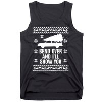 Bend Over And ILl Show You Christmas Couple Matching Family Tank Top