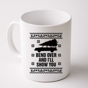 Bend Over And ILl Show You Christmas Couple Matching Family Coffee Mug