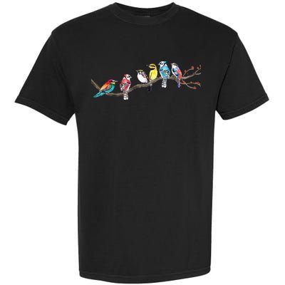Birds On A Branch Birding Bird Watching Bird Watcher Garment-Dyed Heavyweight T-Shirt