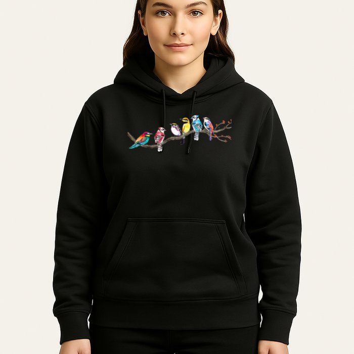 Birds On A Branch Birding Bird Watching Bird Watcher Hoodie