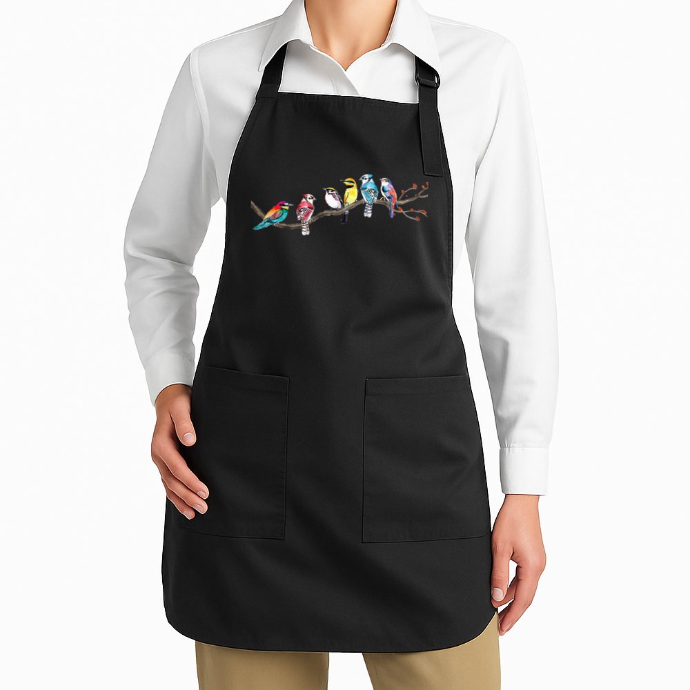 Birds On A Branch Birding Bird Watching Bird Watcher Apron