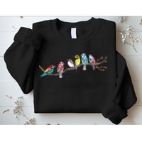 Birds On A Branch Birding Bird Watching Bird Watcher Sweatshirt