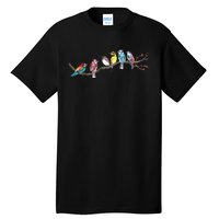 Birds On A Branch Birding Bird Watching Bird Watcher Tall T-Shirt