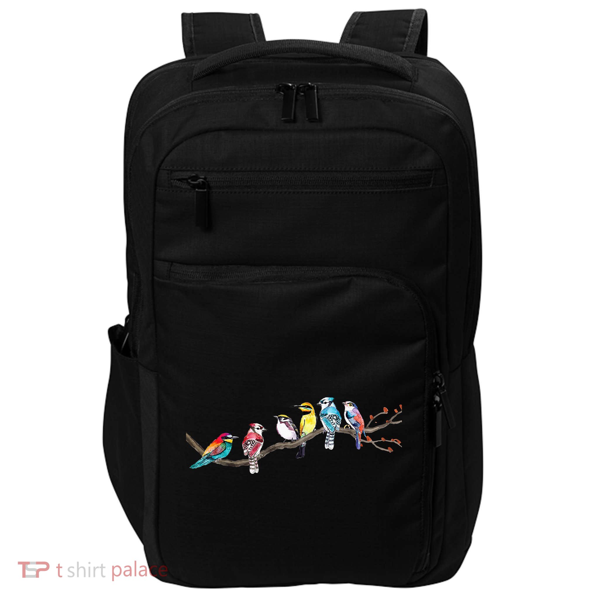 Birds On A Branch Birding Bird Watching Bird Watcher Impact Tech Backpack