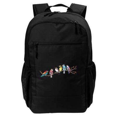 Birds On A Branch Birding Bird Watching Bird Watcher Daily Commute Backpack
