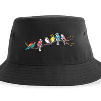 Birds On A Branch Birding Bird Watching Bird Watcher Sustainable Bucket Hat