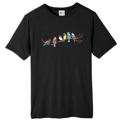 Birds On A Branch Birding Bird Watching Bird Watcher Tall Fusion ChromaSoft Performance T-Shirt