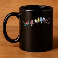 Birds On A Branch Birding Bird Watching Bird Watcher 11oz C Handle Ceramic Mug