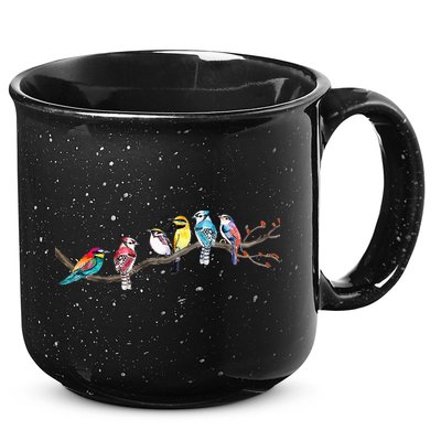 Birds On A Branch Birding Bird Watching Bird Watcher 15oz Campfire Ceramic Mug