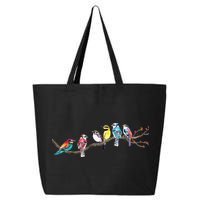 Birds On A Branch Birding Bird Watching Bird Watcher 25L Jumbo Tote