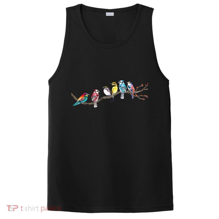 Birds On A Branch Birding Bird Watching Bird Watcher PosiCharge Competitor Tank