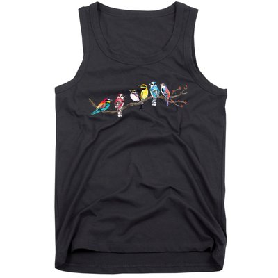 Birds On A Branch Birding Bird Watching Bird Watcher Tank Top