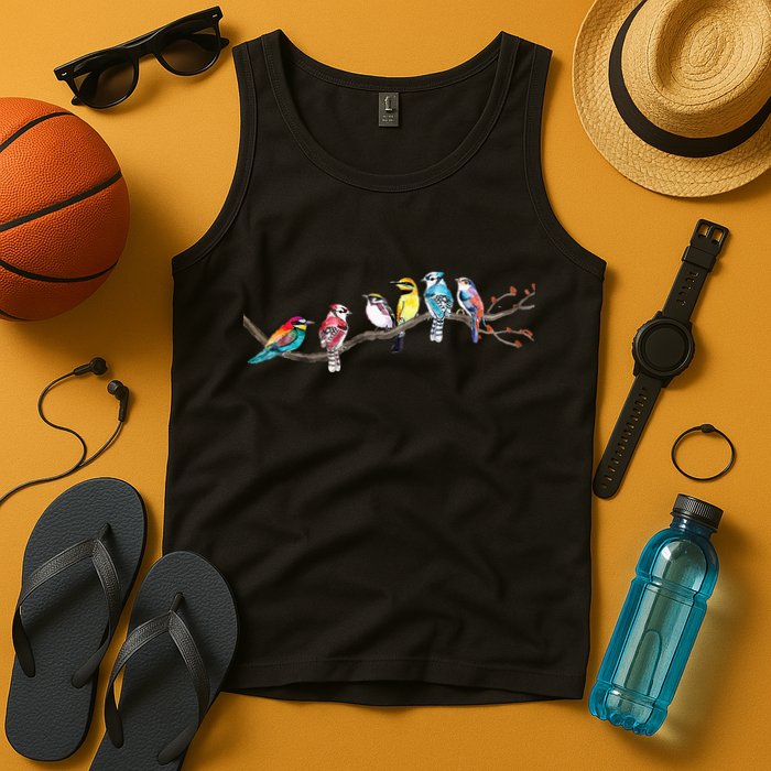 Birds On A Branch Birding Bird Watching Bird Watcher Tank Top