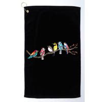 Birds On A Branch Birding Bird Watching Bird Watcher Golf Towel