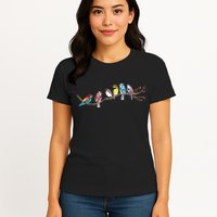 Birds On A Branch Birding Bird Watching Bird Watcher Womens T-Shirt