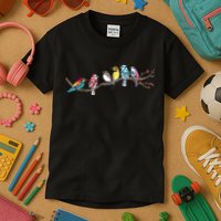 Birds On A Branch Birding Bird Watching Bird Watcher Kids T-Shirt