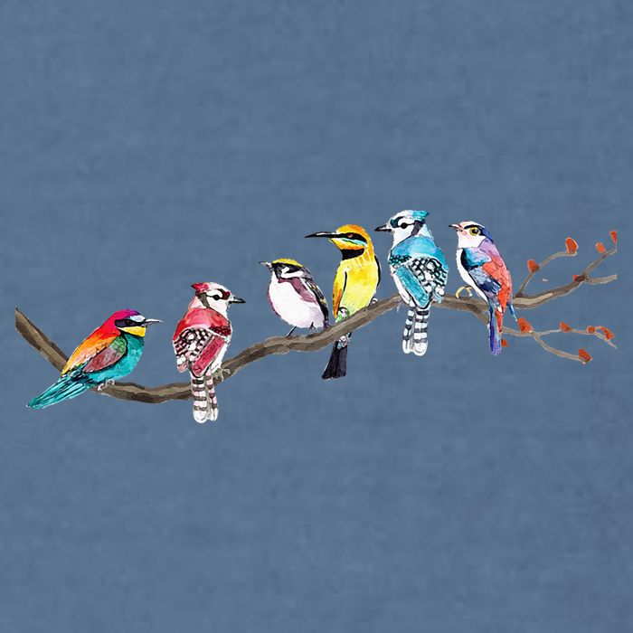 Birds On A Branch Birding Bird Watching Bird Watcher Garment-Dyed Sweatshirt