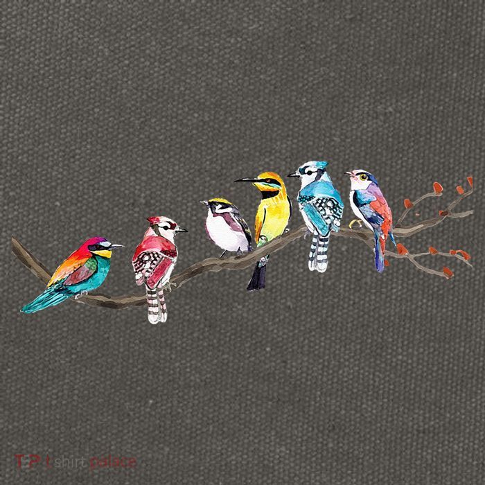 Birds On A Branch Birding Bird Watching Bird Watcher Cotton Canvas Backpack