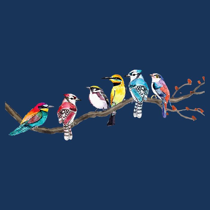 Birds On A Branch Birding Bird Watching Bird Watcher Infant Baby Jersey Bodysuit