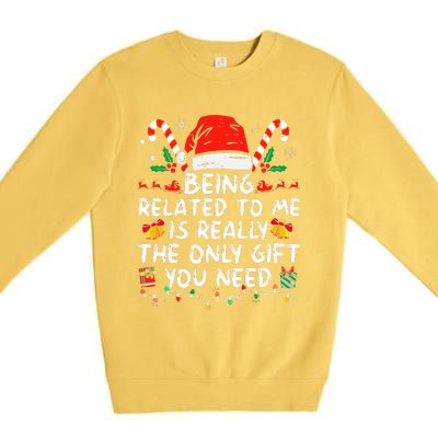 Bend Over And I'll Show You Ugly Christmas Couple Matching  Premium Crewneck Sweatshirt