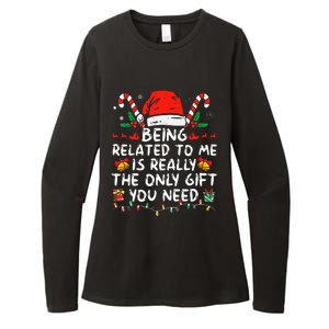 Bend Over And I'll Show You Ugly Christmas Couple Matching  Womens CVC Long Sleeve Shirt